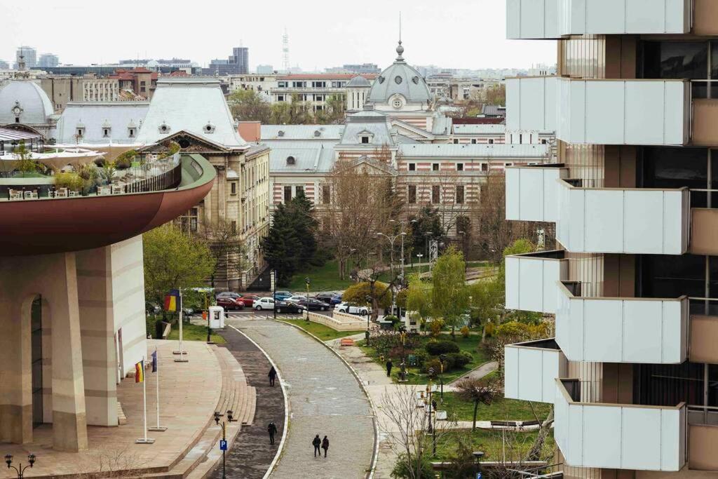 Stunning Views 2Br Intercontinental Flat Apartment Букурещ Екстериор снимка